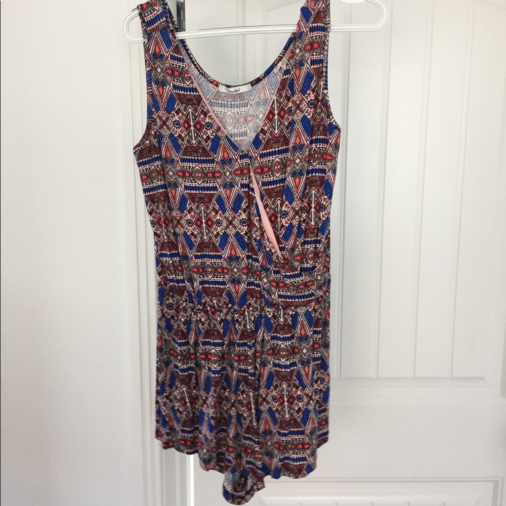 Romper with awesome print